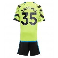 Camisa de time de futebol Arsenal Oleksandr Zinchenko #35 Replicas 2º Equipamento Infantil 2023-24 Manga Curta (+ Calças curtas)